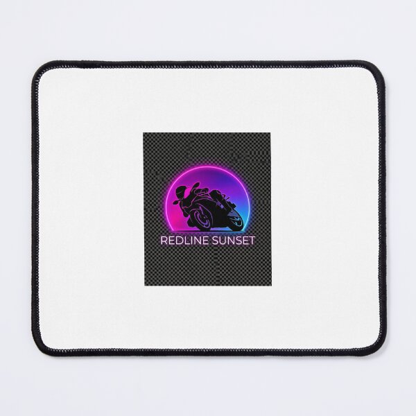 Item preview, Neon Sunset Sportbike Rider Silhouette designed and sold by alpha-of-style.