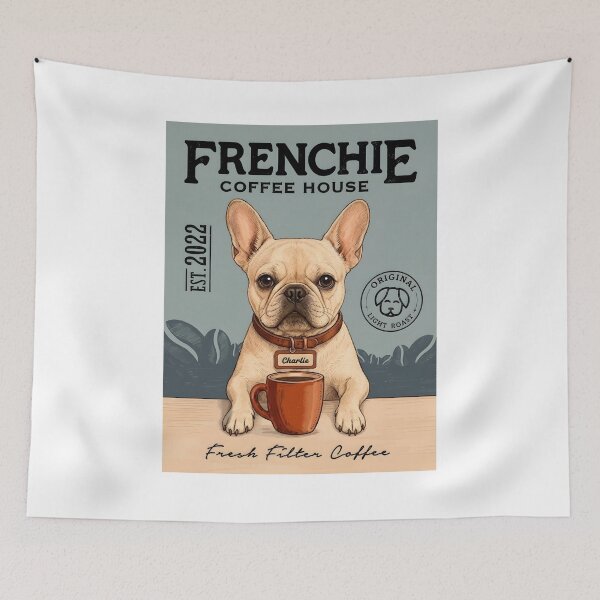 Item preview, Vintage Frenchie Coffee House designed and sold by interdesigner.
