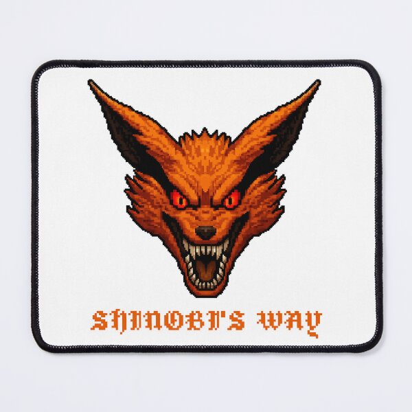 Item preview, Kurama Nine Tailed Fox Kyubi Bijuu Pixel Art {PIXELCORE} designed and sold by PIXELCORE-TEE.