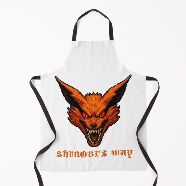 Item preview, Kurama Nine Tailed Fox Kyubi Bijuu Pixel Art {PIXELCORE} designed and sold by PIXELCORE-TEE.