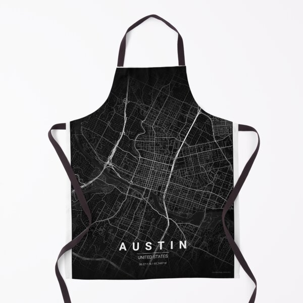 Item preview, Austin Map Print | Minimalist Noir City Map | Austin Wall Art Poster designed and sold by Lovely Maps.