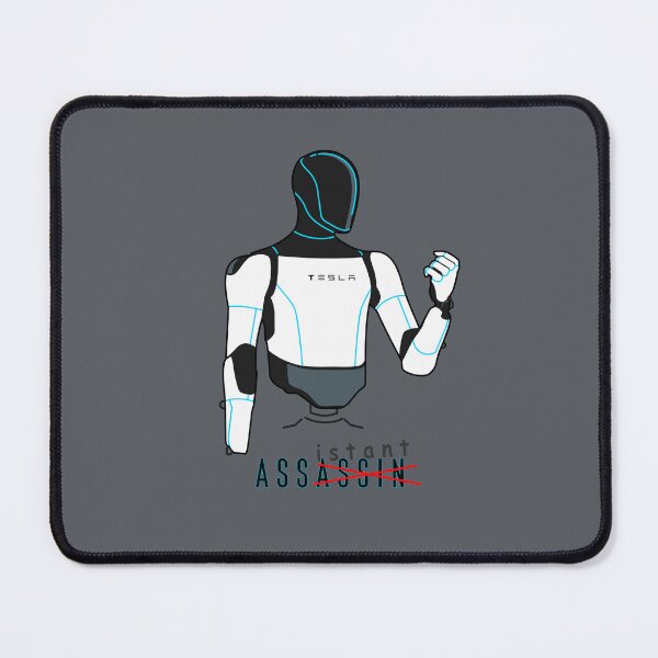 Item preview, "Assassin / Assistant" Funny Robot Joke | Tesla Optimus Parody T-Shirt designed and sold by Fan Art Station .