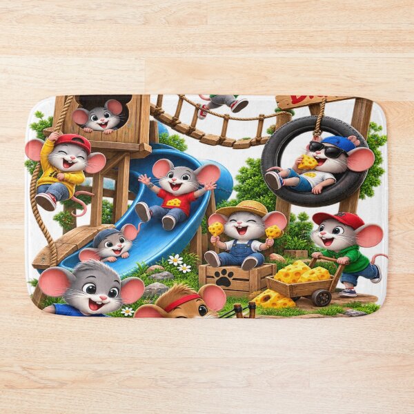 Item preview, Playful mouse crew designed and sold by urbanshop7.