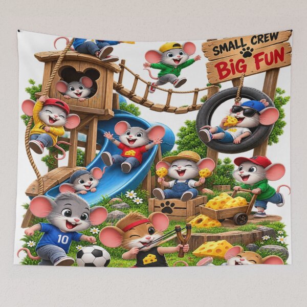 Item preview, Playful mouse crew designed and sold by urbanshop7.