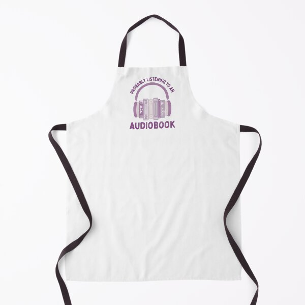 Item preview, Probably Listening to an Audiobook Purple Book Stack with Headphones designed and sold by winterpumpkin.