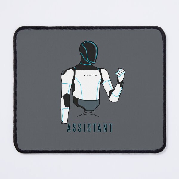 Item preview, "Assistant" Tesla Optimus Robot | Minimalist Tech & AI T-Shirt designed and sold by Fan Art Station .