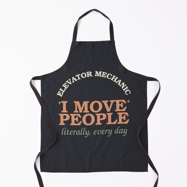 Item preview, I Move People Literally Every Day — Elevator Mechanic designed and sold by SlowMadeShelf.