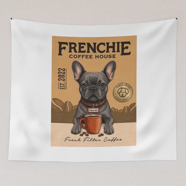 Item preview, Rustic Frenchie Coffee House designed and sold by interdesigner.