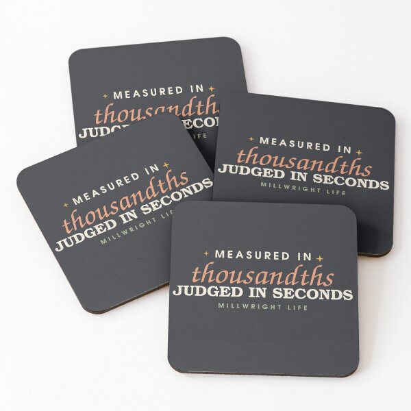Item preview, Measured In Thousandths Judged In Seconds — Millwright designed and sold by SlowMadeShelf.