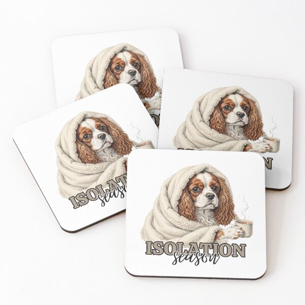 Item preview, Isolation Season - Cozy Cavalier King Charles Spaniel designed and sold by Neurospicy Trolls.