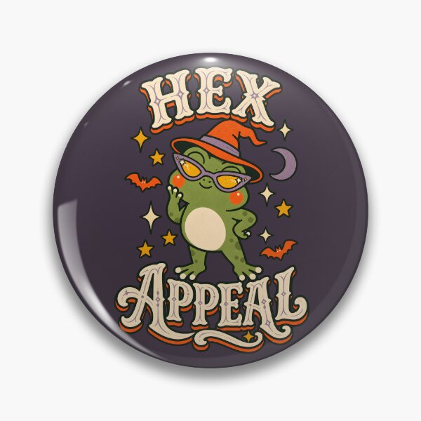 Item preview, Hex Appeal Stylish Witchy Frog Halloween designed and sold by  MAD's Recreation Studio.