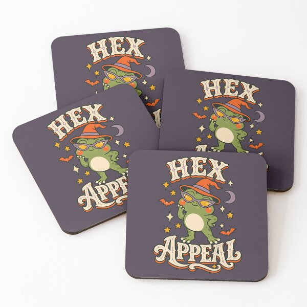 Item preview, Hex Appeal Stylish Witchy Frog Halloween designed and sold by  MAD's Recreation Studio.