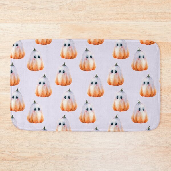 Item preview, Adorable Ghost Pumpkin Halloween Watercolor Seamless Pattern Delight Forever designed and sold by EL-Lebedenko.