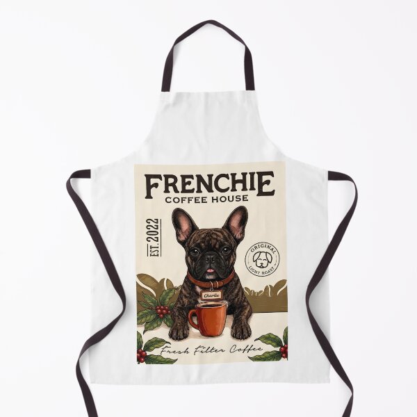 Item preview, Botanical Brindle Frenchie Coffee designed and sold by interdesigner.