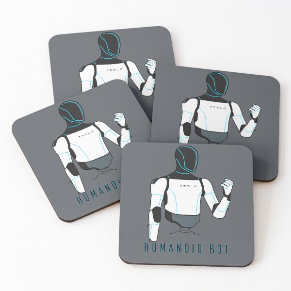 Item preview, "Humanoid Bot" Tesla Optimus Robot | Minimalist Tech & AI T-Shirt designed and sold by Fan Art Station .