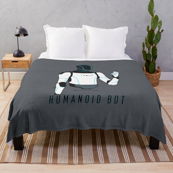 Item preview, "Humanoid Bot" Tesla Optimus Robot | Minimalist Tech & AI T-Shirt designed and sold by Fan Art Station .