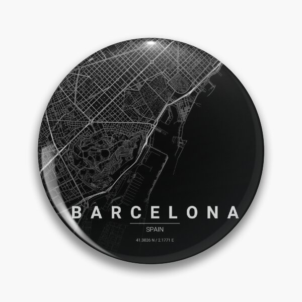 Item preview, Barcelona Map Print | Minimalist Noir City Map | Barcelona Wall Art Poster designed and sold by Lovely Maps.