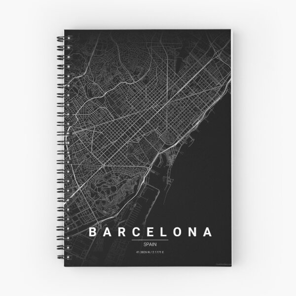 Item preview, Barcelona Map Print | Minimalist Noir City Map | Barcelona Wall Art Poster designed and sold by Lovely Maps.