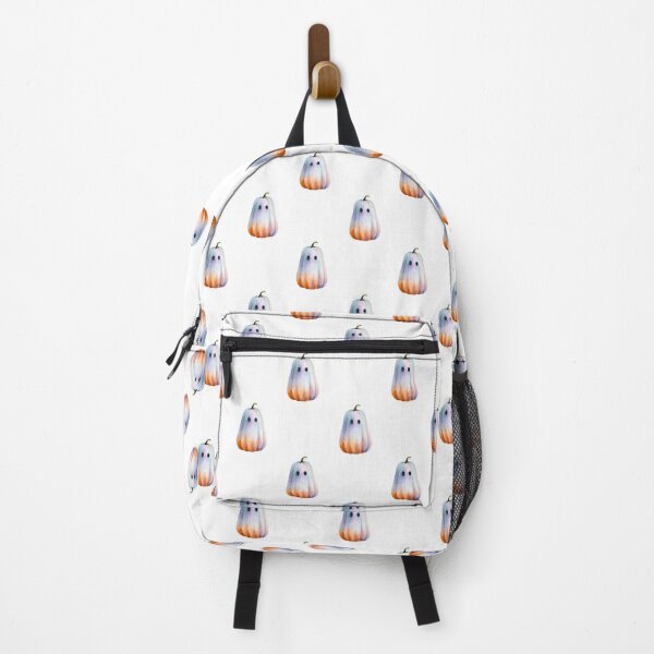 Item preview, Minimal Cute Ghost Pumpkin Watercolor Halloween Seamless Pattern Charm designed and sold by EL-Lebedenko.