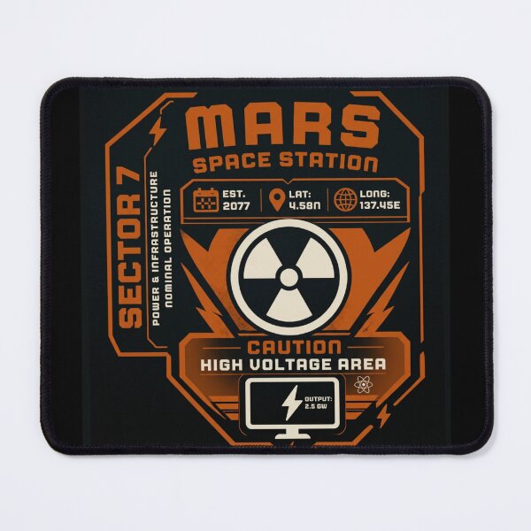 Item preview, Mars Space Station Sci-Fi Tech Design designed and sold by Astro Technical.
