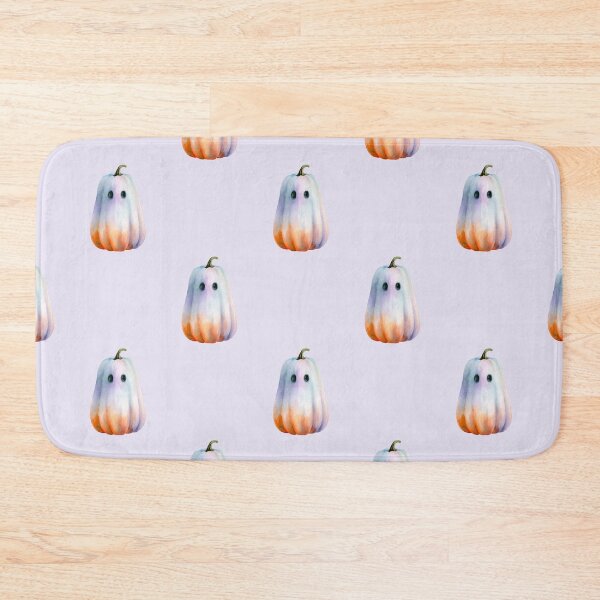 Item preview, Pastel Ghost Pumpkin Halloween Watercolor Seamless Pattern Cozy Magic designed and sold by EL-Lebedenko.