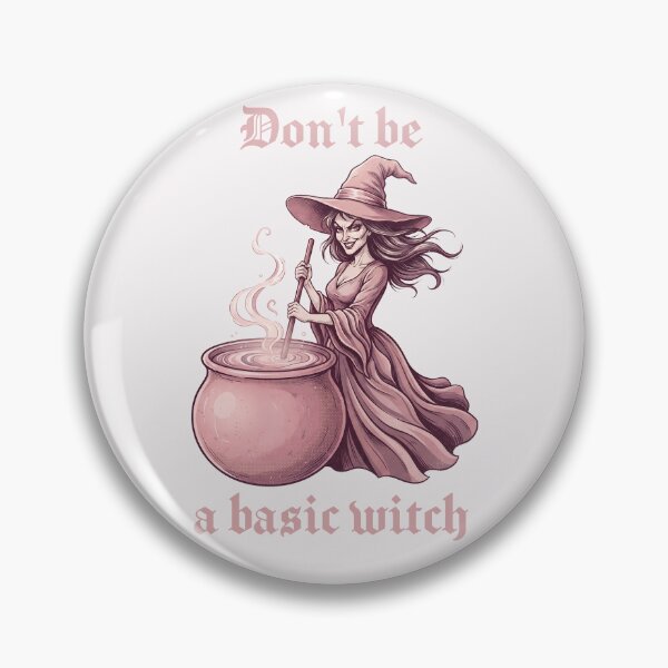Item preview, Pinkoween Don't Be A Basic Witch Potion Cauldron designed and sold by MythicCotton.