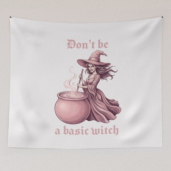 Item preview, Pinkoween Don't Be A Basic Witch Potion Cauldron designed and sold by MythicCotton.