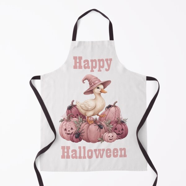 Item preview, Cute Pinkoween Witch Duck on Pumpkins Happy Halloween designed and sold by MythicCotton.