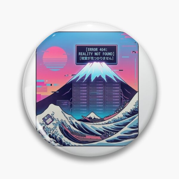 Item preview, Reality Not Found: Glitch Art Fuji designed and sold by nnnememtw.
