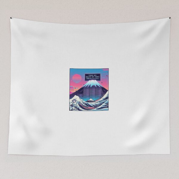 Item preview, Reality Not Found: Glitch Art Fuji designed and sold by nnnememtw.