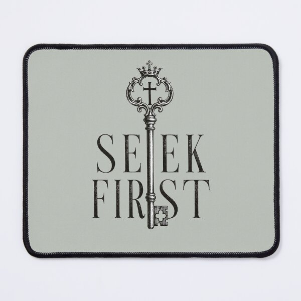 Item preview, Seek First Kingdom Key designed and sold by PrintSmithArt.