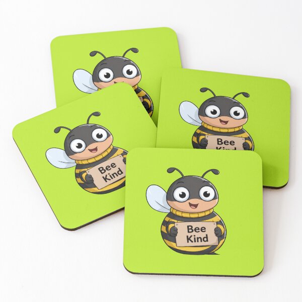 Item preview, Bee Kind Cute Cartoon Bee designed and sold by MushArtist.