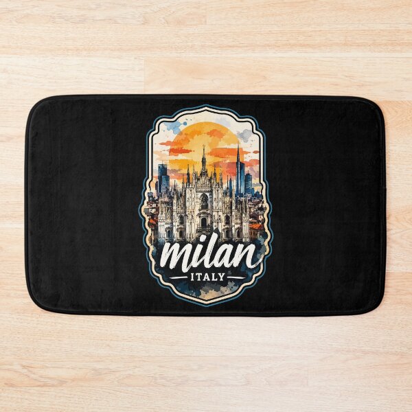 Item preview, Milan Italy Europe Watercolor Travel designed and sold by TomFrontierArt.