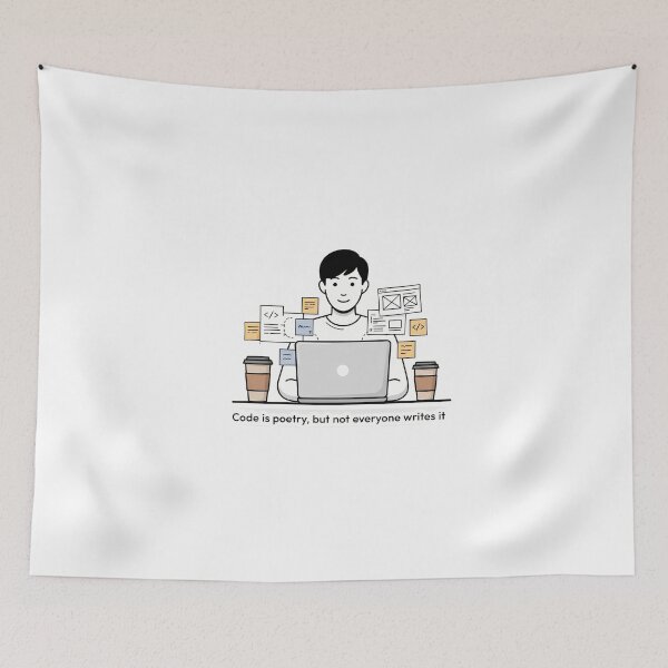 Item preview, Code is Poetry, Web Designer designed and sold by NiftyWrx.