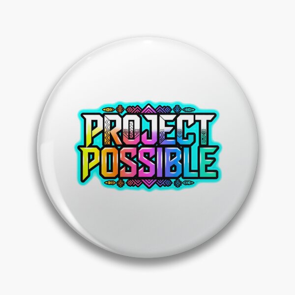 Item preview, Project Possible Neon Rainbow Tribal Typography Design designed and sold by ExploreAura Studio.