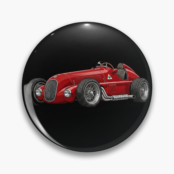 Item preview, 1950 Alfa Romeo 158 Alfetta Vintage F1 Racing Car Illustration designed and sold by Motorline44.