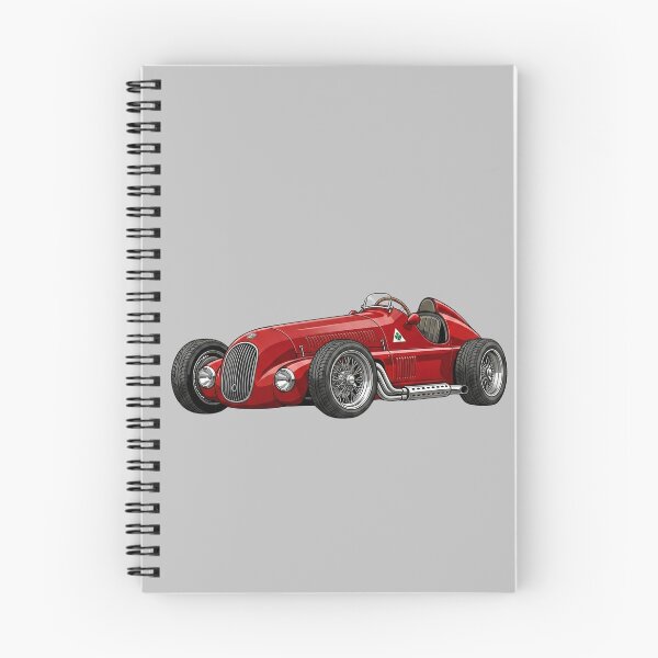 Item preview, 1950 Alfa Romeo 158 Alfetta Vintage F1 Racing Car Illustration designed and sold by Motorline44.