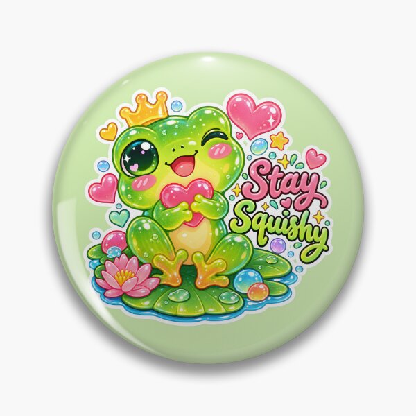 Item preview, Stay Squishy Gummy Frog – Cute Kawaii Jelly Frog designed and sold by AnyMar2023.