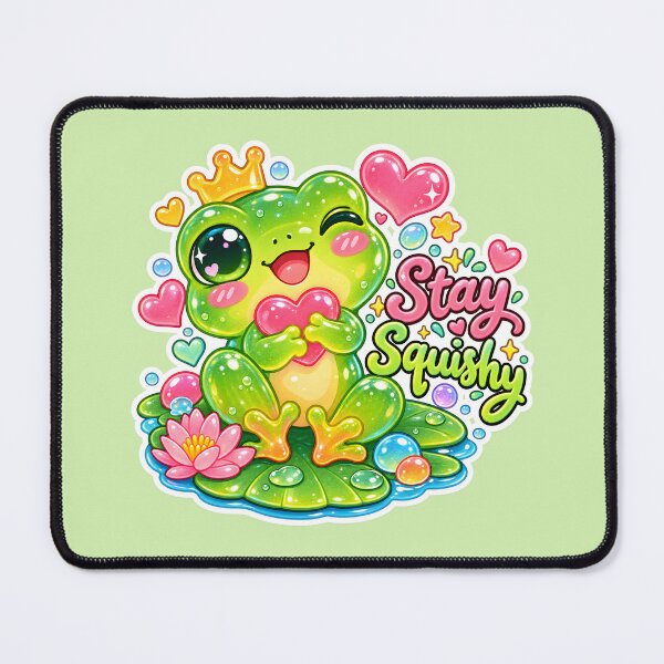 Artikelvorschau, Stay Squishy Gummy Frog – Niedlicher Kawaii-Gummibärchenfrosch entworfen und verkauft von AnyMar2023.