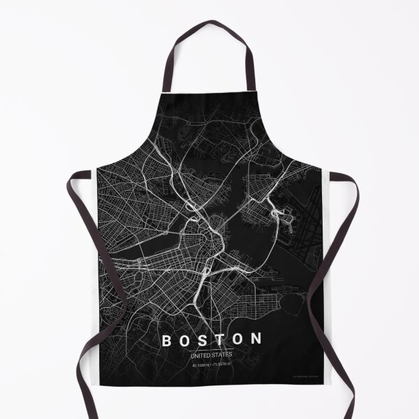 Item preview, Boston Map Print | Minimalist Noir City Map | Boston Wall Art Poster designed and sold by Lovely Maps.