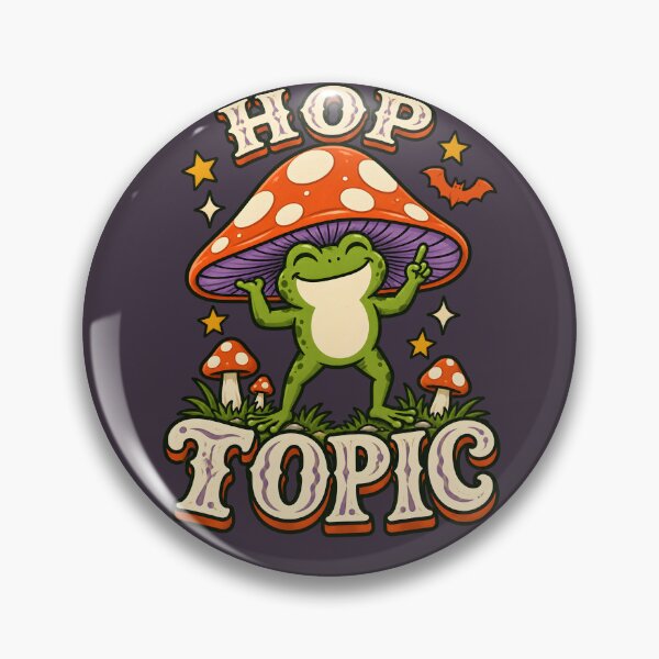 Item preview, Hop Topic Funny Mushroom Hat Frog designed and sold by  MAD's Recreation Studio.
