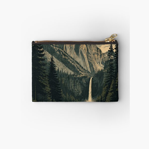 Item preview, Yosemite National Park Vintage Travel Poster – California Mountain Wall Art designed and sold by Watchyyy.