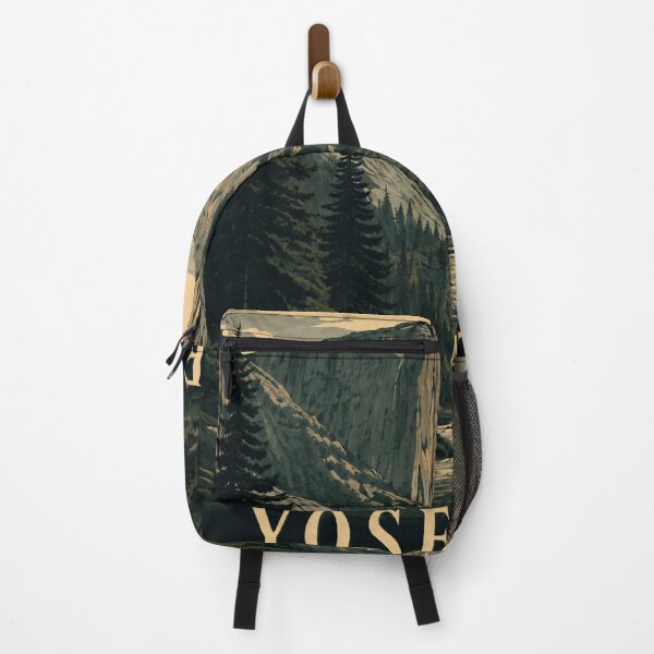 Item preview, Yosemite National Park Vintage Travel Poster – California Mountain Wall Art designed and sold by Watchyyy.