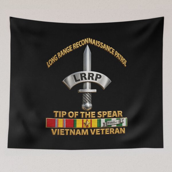 Item preview, Army - Badge - LRRP - Tip of the Spear - Vietnam Vet w SVC - 3D - Enhanced designed and sold by Military Insignia Products.