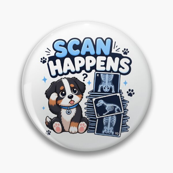 Item preview, Scan Happens – Funny Veterinary Radiology Dog designed and sold by Bettybee00.