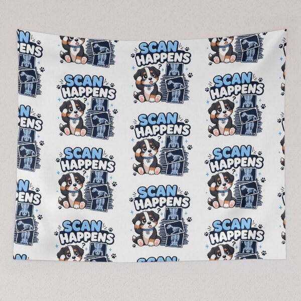 Item preview, Scan Happens – Funny Veterinary Radiology Dog designed and sold by Bettybee00.