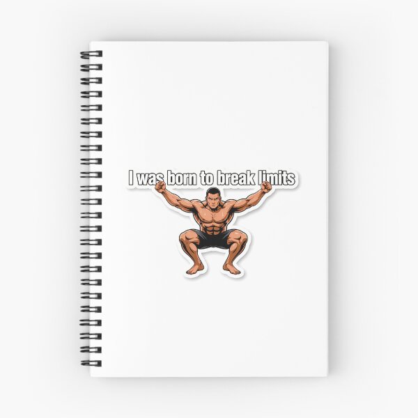 Item preview, Breaking Limits Bold Calisthenics Motivation designed and sold by NiftyWrx.