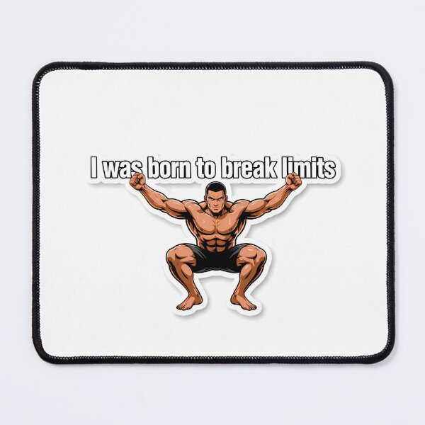 Item preview, Breaking Limits Bold Calisthenics Motivation designed and sold by NiftyWrx.
