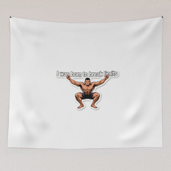 Item preview, Breaking Limits Bold Calisthenics Motivation designed and sold by NiftyWrx.