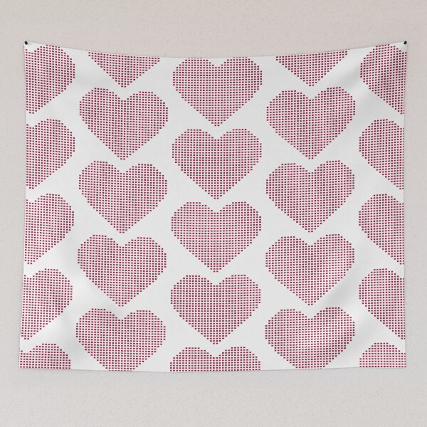 Item preview, Heart shape in Squares. Love Symbol in white Pixels designed and sold by Dynamisa.